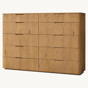 Luxury Handcrafted Deluxe 10 <b>Storage</b> Drawer Living Room Furniture Solid Wooden Dressers - Product Image 1