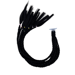 Trenzas de Cola de Caballo con Degradado para Casco, Decoración Universal para Casco de Motocicleta para Motociclistas - Product Image 6