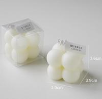 Ornements parfumés élégants faits à la main, cadeaux haut de gamme transfrontaliers, cadeaux d'anniversaire, mini bougies parfumées en forme de Rubik's Cube