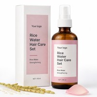 Kit de Soins Capillaires Professionnel Premium Naturel Doux Efficace Avancé à l'Eau de Riz Fermentée, Personnalisé en Petites Séries OEM