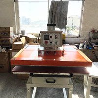 Presse à Chaud Pneumatique Monoposte Haute Pression 80*100cm pour Impression Personnalisée de Textiles et T-shirts