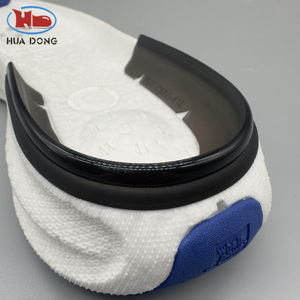 Entresuela de palomitas de maíz real transpirable, suela de <span class=keywords><strong>goma</strong></span> y <span class=keywords><strong>zapatillas</strong></span> de TPU pegadas, suelas de zapatos informales - Product Image 4