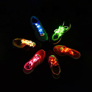 깜박이는 나일론 신발 끈 실행 멀티 컬러 깜박임 조명 <span class=keywords><strong>LED</strong></span> 신발 끈 - Product Image 5