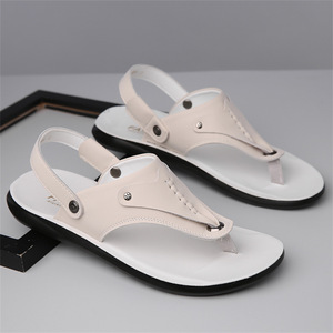 Sandalias de Playa para Hombre, de PU, Verano, Exterior, Punta Abierta, Cómodas, Casuales, Ligeras, Antideslizantes - Product Image 2