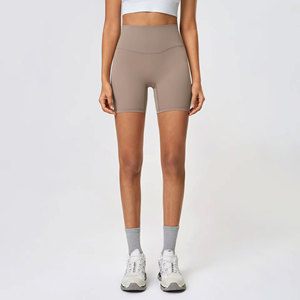 Châu Âu Mỹ cao thể thao quần short cho mùa xuân mùa hè rắn chống đi bộ Chạy thể dục Naked Yoga xà cạp không có sự bối rối - Product Image 1