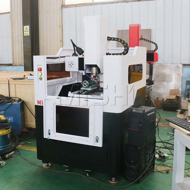 High Quality Small 4040 4 Axis Half-cover Design Cnc Router Milling Machine Cnc Desktop Router Mini Cnc Machine Router