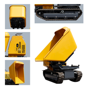 Hydraulic Rotating-Loading Gasoline <strong>Power</strong> <strong>Wheel</strong> <strong>Barrow</strong> Truck Crawler Mini Dumper for Sale Mini Truck 1000kg - Product Image 6