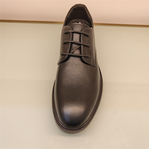 <span class=keywords><strong>È</strong></span> uno stile formale per incontri d'affari di scarpe in pelle glitter comode in pelle con top basso stringato croccante - Product Image 6