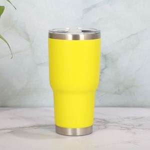 AI-MICH Custom Logo 20oz 30oz Insulated Travel Mug Stainless Steel Travel Cup with Lid Promotional Metal Tumbler - Product Image 4
