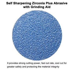 Stock local américain Expédition en 24H 25 pièces Disques de ponçage à changement rapide de 3 pouces 36 grains en zircone pour <span class=keywords><strong>meuleuse</strong></span> à <span class=keywords><strong>disque</strong></span> à verrouillage rapide pour outils abrasifs - Product Image 3