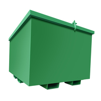 Conteneur de recyclage scellé pour déchets de café et de boissons, fabriqué en Chine, pour station de transfert de déchets compressés