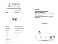Boucles d'oreilles élégantes de luxe en or 18 carats avec rubis sang de pigeon de 1,15 ct et incrustation de saphirs blancs, certifiées GRC, bijoux fins pour femmes, usage quotidien