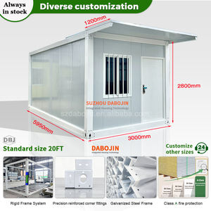 Casa Contenedor Modular Prefabricada de 20 Pies, Expandible, con Estructura de Acero, Portátil, Plegable, Cómoda, con Camas, Comedor y Dormitorio - Product Image 2