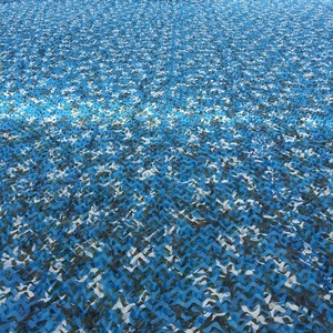 Ocean Camouflage Sunshade Netting Hdpe Nylon 7mm Rope UV Stabilized For Outdoor Pool Seaside Decorative Use - Product Image 1
