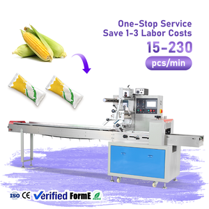 เครื่องบรรจุภัณฑ์แบบกึ่งอัตโนมัติสำหรับขนมขบเคี้ยวแบบซอง ไอศกรีม ข้าวโพดอบกรอบ และอาหารอื่นๆ - Product Image 1