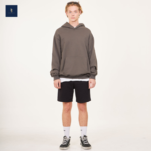 การออกแบบสตรีทเกิร์นใหม่คลาสสิกเสื้อกันหนาวหมวกขนาดใหญ่ผ้าฝ้ายพรีเมี่ยมโพลีเอสเตอร์ O-คอแขนสั้นสไตล์ลําลองสําหรับเสื้อผ้าที่ใช้ทุกวัน - Product Image 4