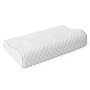 bed soft protection adult rebound pillow hotel and bedroom or bedsit sleeping foam pillow