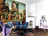 Peinture murale sur mesure de style Renaissance européenne haut de gamme