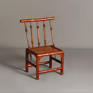 Ming Style Bamboo <b>Chair</b> Handmade Small Tea <b>Chair</b> Chinese Antique Living Room <b>Chair</b> - Product Image 3