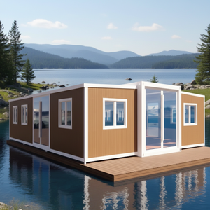 Kit de Estructura de Panel Sándwich para Casa Contenedor Plegable Transpirable de 20 pies/40 pies, Prefabricada para Exteriores, Estilo Moderno de Mediados de Siglo, Grosor Estándar, 1 Año de Garantía - Product Image 5