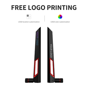 Antenne WiFi haute performance 2,4 GHz 5,8 GHz 5dBi avec connecteur SMA mâle, en caoutchouc durable pour extérieur, pour routeur - Product Image 3