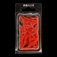 3.5cm 8cm 10cm réaliste odeur de poisson rouge TPR flottant leurres souples Simulation ver de terre vers rouges leurres de pêche artificiels