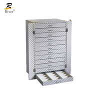 Vente en gros Avantage FDTS-1023 Stockage d'échantillons de lunettes 206 fentes Tiroir de rangement pour lunettes Affichage de l'armoire à lunettes