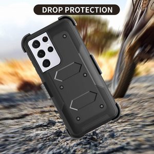 Funda protectora a prueba de golpes para <span class=keywords><strong>Samsung</strong></span> <span class=keywords><strong>Galaxy</strong></span> <span class=keywords><strong>S21</strong></span> <span class=keywords><strong>Ultra</strong></span>, funda protectora con enganche para teléfono móvil - Product Image 4