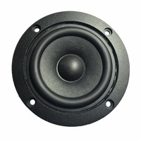 (35-034) Haut-parleur large bande de 3,5 pouces (98 mm) 15W/20W 4/8 Ohm, cône en papier, suspension en caoutchouc, portable, haute sensibilité