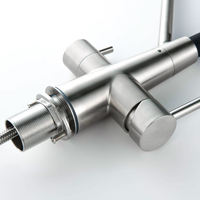 Mélangeur d'évier de cuisine Robinet d'évier de cuisine à 3 voies avec filtre Robinet d'eau Robinet d'eau potable