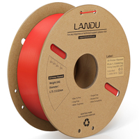 Filament 3D PLA+ Landu 1,75 mm 1 kg, tiges en plastique 3D, précision dimensionnelle +/- 0,03 mm, moulage