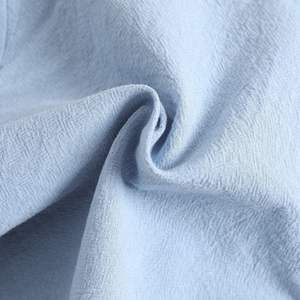 Ensemble deux pièces en coton et <span class=keywords><strong>lin</strong></span> pour garçon, style décontracté d'été, polo à manches courtes et revers, couleur unie, simple boutonnage - Product Image 6
