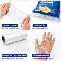 Film d'emballage en rouleau personnalisé en BOPP/CPP pour crème glacée, film d'emballage thermoscellable pour barres chocolatées et bâtonnets glacés, qualité alimentaire, résistant à l'humidité