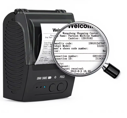 ZJ5811 Blue Tooth USB 58mm POS Thermal Receipt Pocket Color Direct Thermal Printer Wireless Interface Used Ready Stock