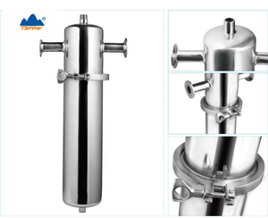 Boîtier de <span class=keywords><strong>filtre</strong></span> <span class=keywords><strong>à</strong></span> gaz en acier inoxydable 304 efficace, 5-50 m³/<span class=keywords><strong>h</strong></span>, 1-20 μm, certifié ISO, filtration d'air comprimé - Product Image 4