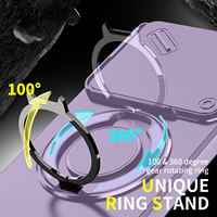 Étui de téléphone portable Infinix Hot 60 Pro Plus Note 50 Pro Plus, design antichoc magnétique TPU+PC, support rotatif à 360 degrés, pour voiture