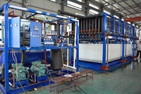 Máquina Industrial para Hacer Bloques de Hielo de 20 Toneladas para Refrigeración en la Industria Pesquera y de Procesamiento de Alimentos