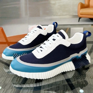 Thời Trang H Giày Thể Thao Thiết Kế Da Lộn & Thoáng Khí Lưới Sneakers Trọng Lượng Nhẹ Thư Bị Trả Lại Đi Bộ Chạy Giày - Product Image 4