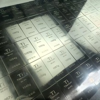 Bloc carré en titane pur de qualité commerciale ASTM B348, billette métallique, dimensions personnalisées, usiné CNC, marque MSGP, origine Shaanxi