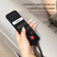 Canapé inclinable électrique en cuir véritable avec fonction de massage par vibration et télécommande pour home cinéma et salon