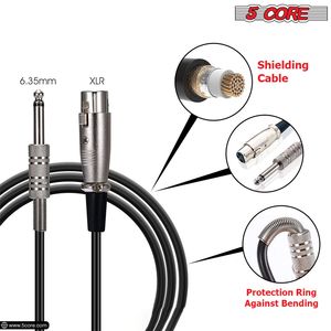 DB 5 core ไมโครโฟนไดนามิกแบบไดนามิกมืออาชีพมีทิศทางเดียวสำหรับร้องเพลงคาราโอเกะนีโอดีเมียมทางเหล็กตาข่ายแบบไดนามิก - Product Image 3