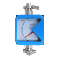 Nitrogen Oxygen Rotameter Variable Area Flow Meter Metal Tube Rotameter