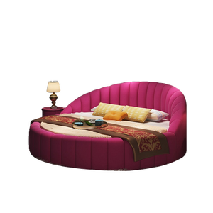 Ensemble <span class=keywords><strong>de</strong></span> meubles <span class=keywords><strong>de</strong></span> chambre d'hôtel <span class=keywords><strong>de</strong></span> luxe léger, chambre d'hôtel, <span class=keywords><strong>lit</strong></span> rond, <span class=keywords><strong>style</strong></span> <span class=keywords><strong>romantique</strong></span>, <span class=keywords><strong>lit</strong></span> confortable - Product Image 3