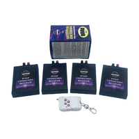 GLITTERFIRE A04 4 queues Système de contrôle de tir de feux d'artifice sans fil Ballon de sablage Machine à télécommande Plastique pour le Nouvel An