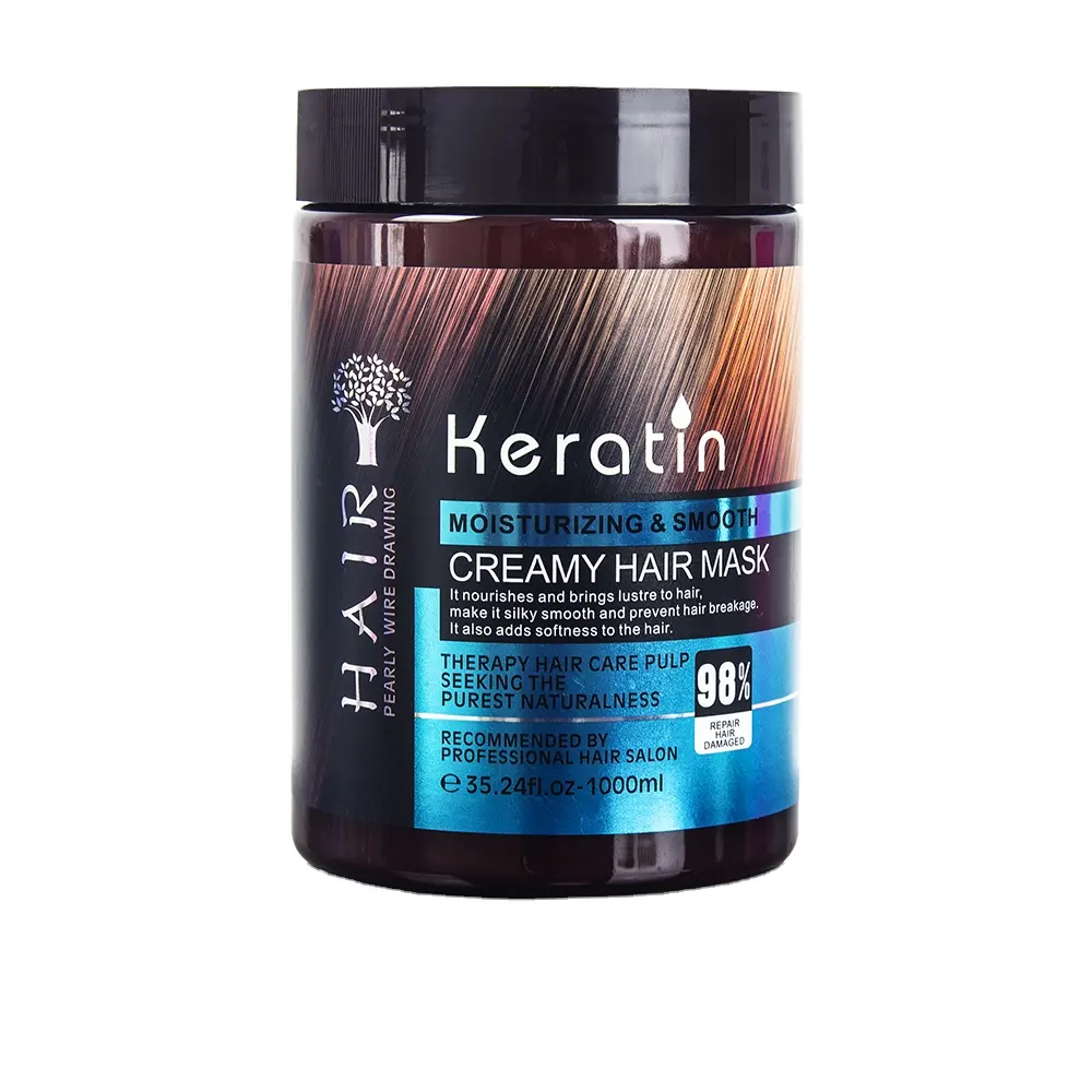 Organic Collagen Protein Herbal 8 Seconds Repair Cream Private Label Keratin Hair Mask