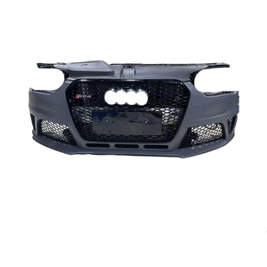 High Quality Audi RS4 Auto Parts Used Front Bumper RS Style Carbon Fiber Rear <strong>Lip</strong> Durable Bull <strong>Bar</strong> with Exhaust Cut-Outs - Product Image 2