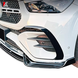 KIETUNE GLE W167 3 Pezzi <span class=keywords><strong>Splitter</strong></span> Anteriore in Plastica Nero Lucido per Mercedes-Benz GLE W167 C167 2020 2021 2022 2023 Kit Carrozzeria - Product Image 5