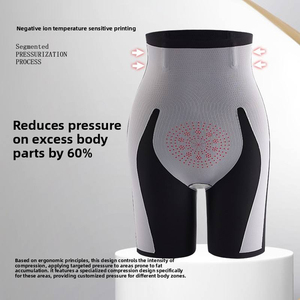 Culotte <span class=keywords><strong>gainante</strong></span> post-partum sans couture, effet ventre plat, avec logo personnalisé, pour le contrôle corporel - Product Image 3
