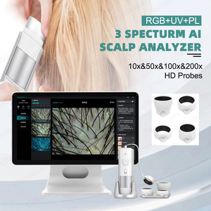 Analyseur et scanner 3D du cuir chevelu avec connectivité USB, équipement de beauté avec prise US, détecteur et analyseur de peau - Product Image 4