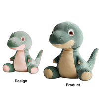 Fabricant de jouets en peluche dinosaures : Créez des animaux en peluche et des poupées en peluche personnalisées à haute réductibilité avec votre design unique